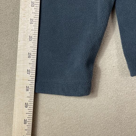 Eddie Bauer First Ascent Pullover Mens TL Blue 1/4 Zip Fleece Mock Neck - Picture 5 of 12